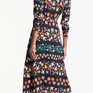 Boden Jessica Dress Folklore print